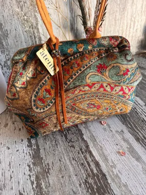 The Vivian Modern Tapestry Bag