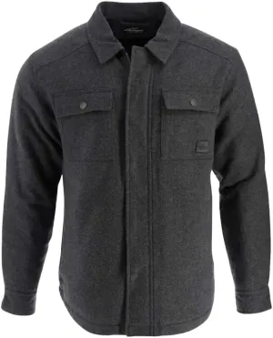 Thorogood Men's Merrill Heavyweight Berber Lined Shirt Jacket, Button Up Workwear Flannel Shacket
