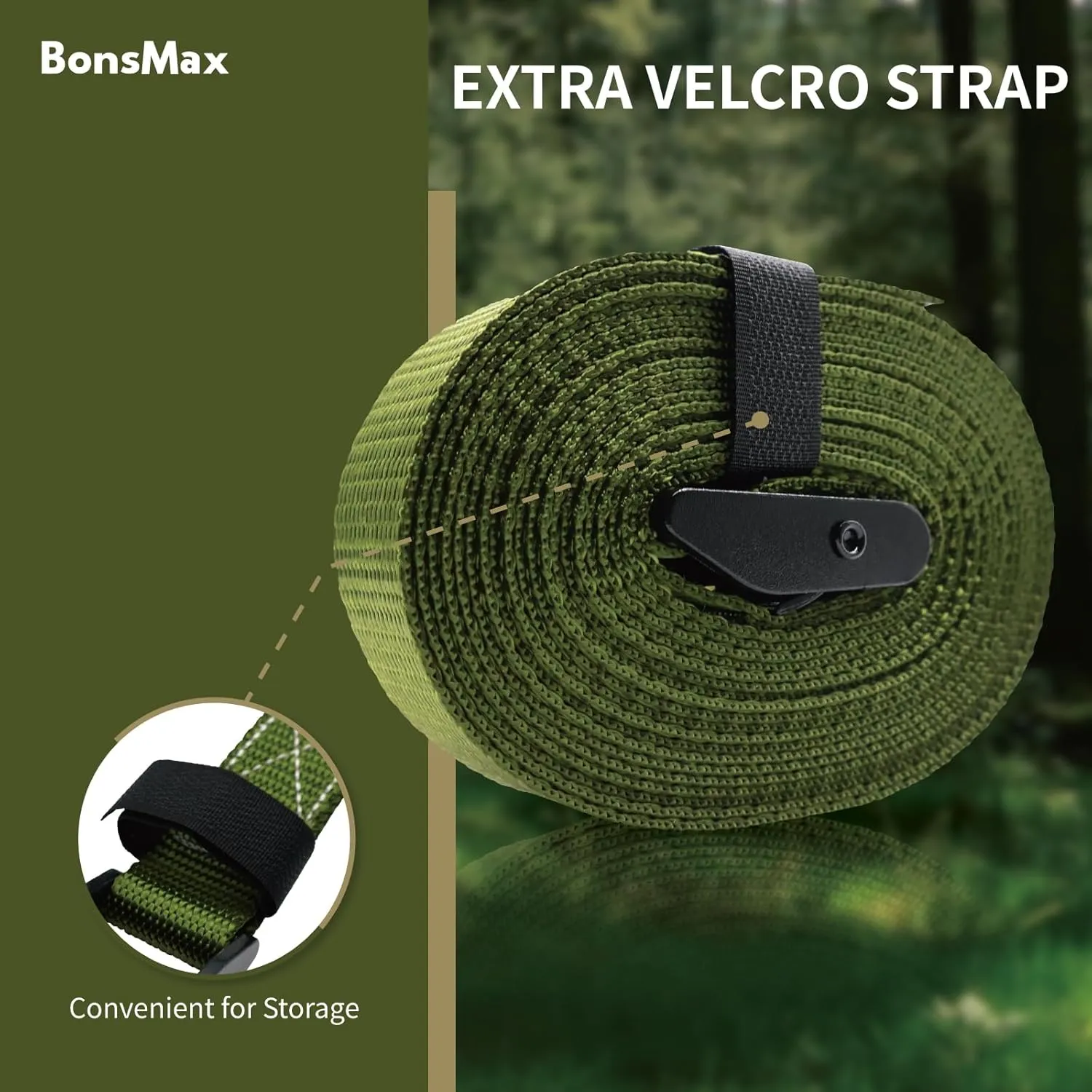 Tie Down Lashing Strap, Cam Buckle Ratchet Strap, Secure Kayak, Bike, SUP and Cargo on Rack, Trailer, Truck Bed