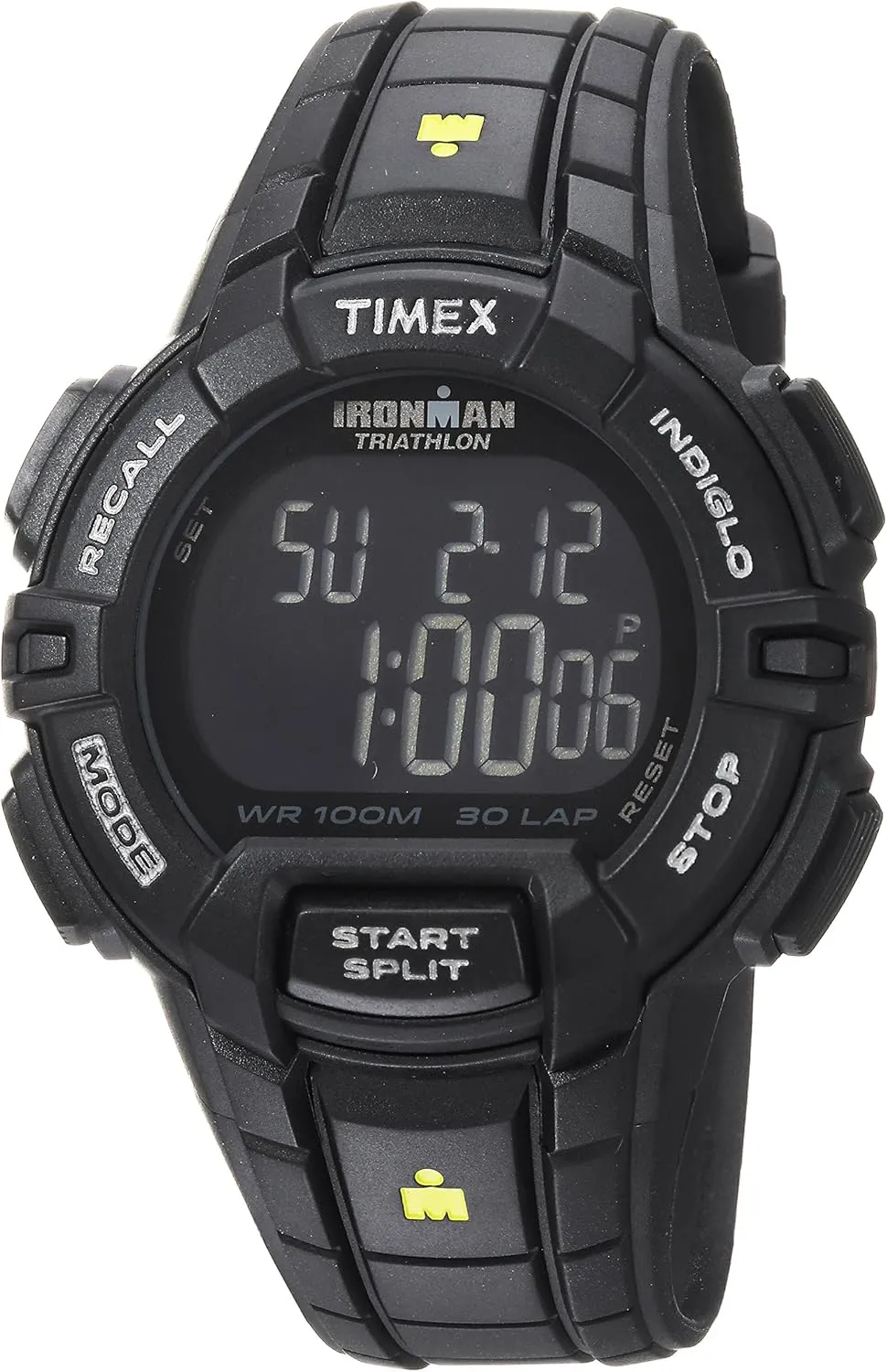 Timex Men's Ironman Triathlon Rugged 30 44mm Resin Strap Watch