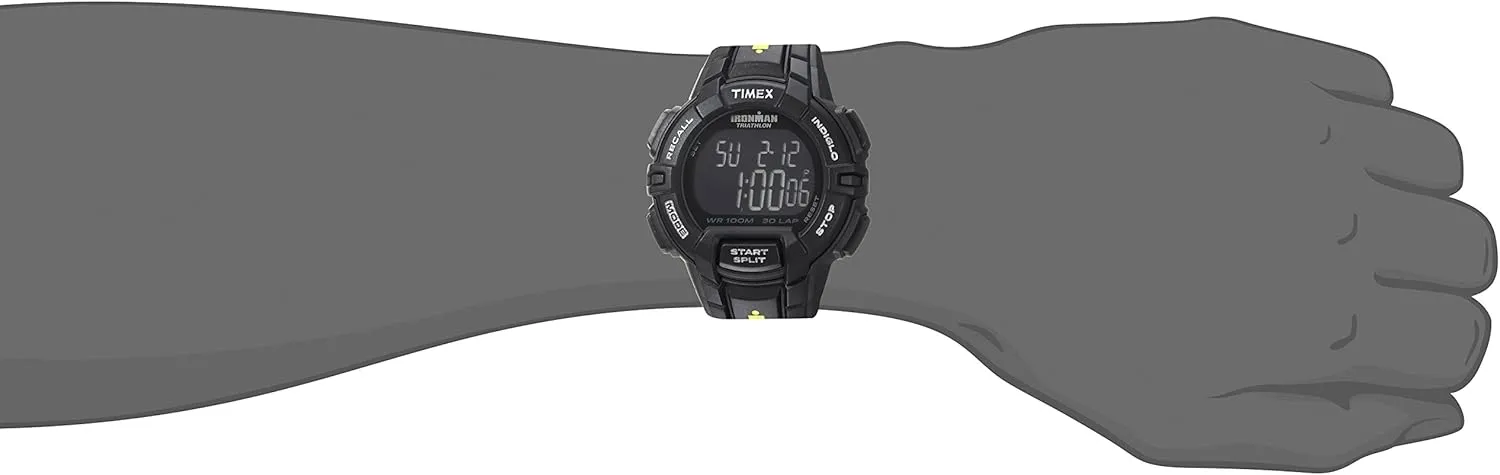 Timex Men's Ironman Triathlon Rugged 30 44mm Resin Strap Watch