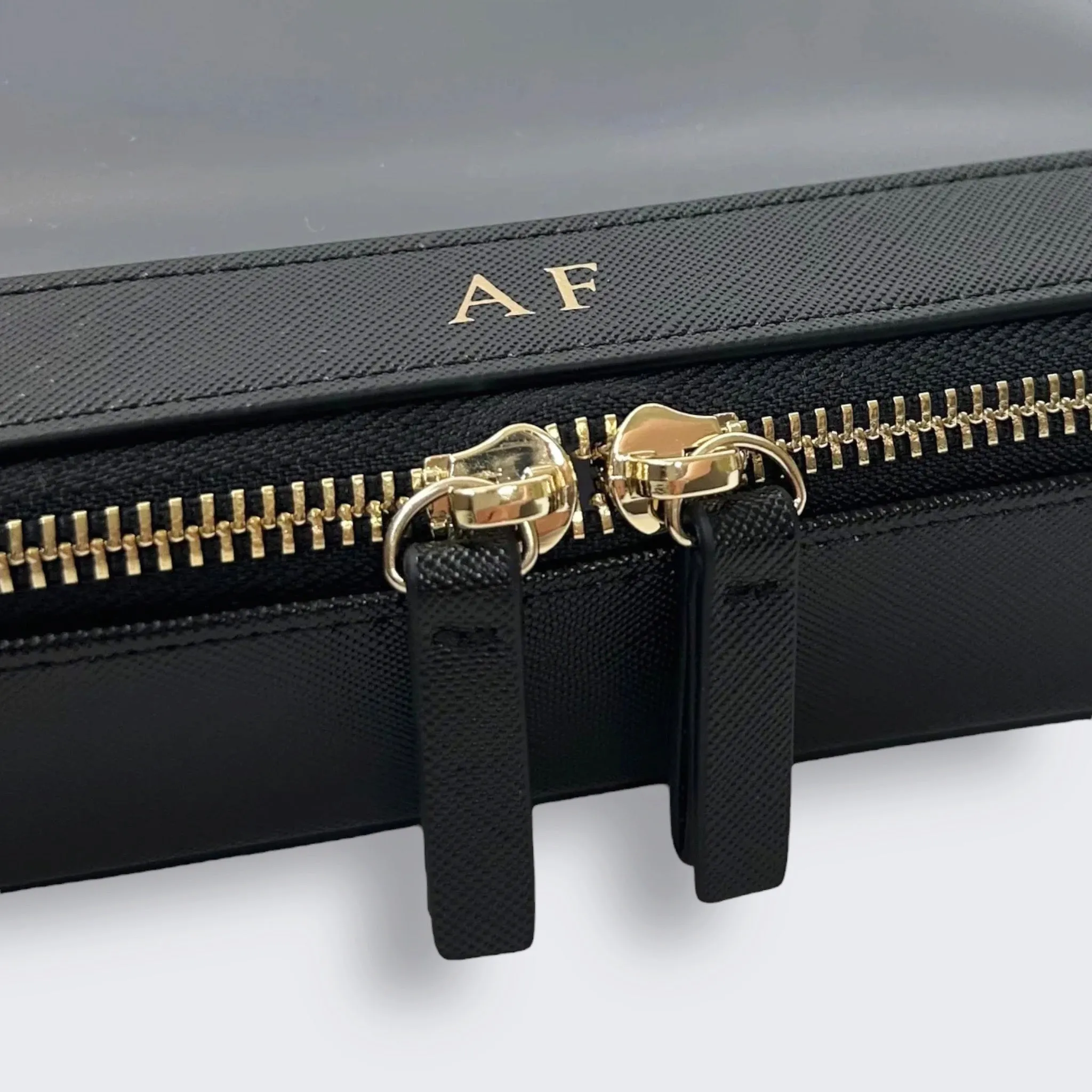Transparent Double Zip Makeup Case