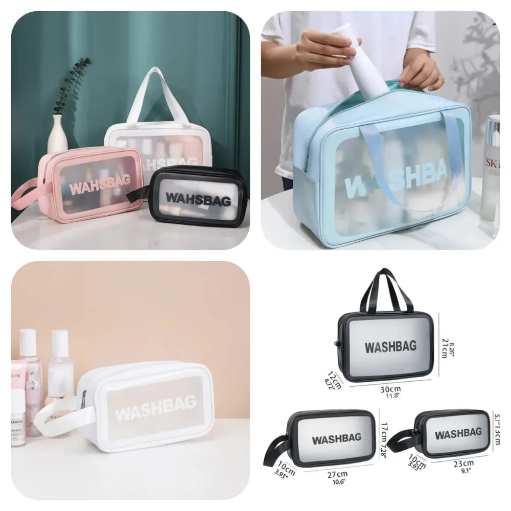 Transparent Wash Bag for Cosmetics