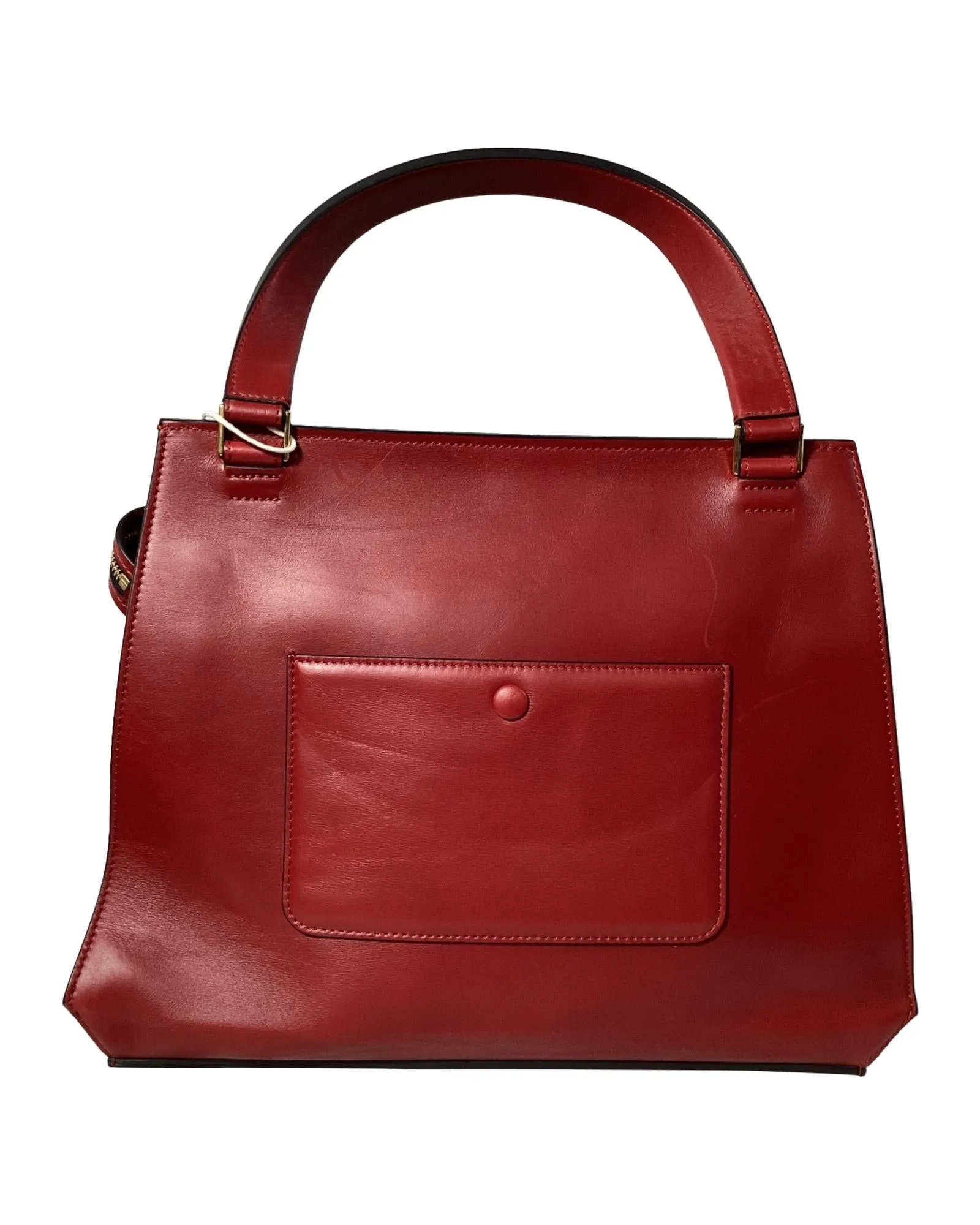 Trapeze Handbag Leather Zip