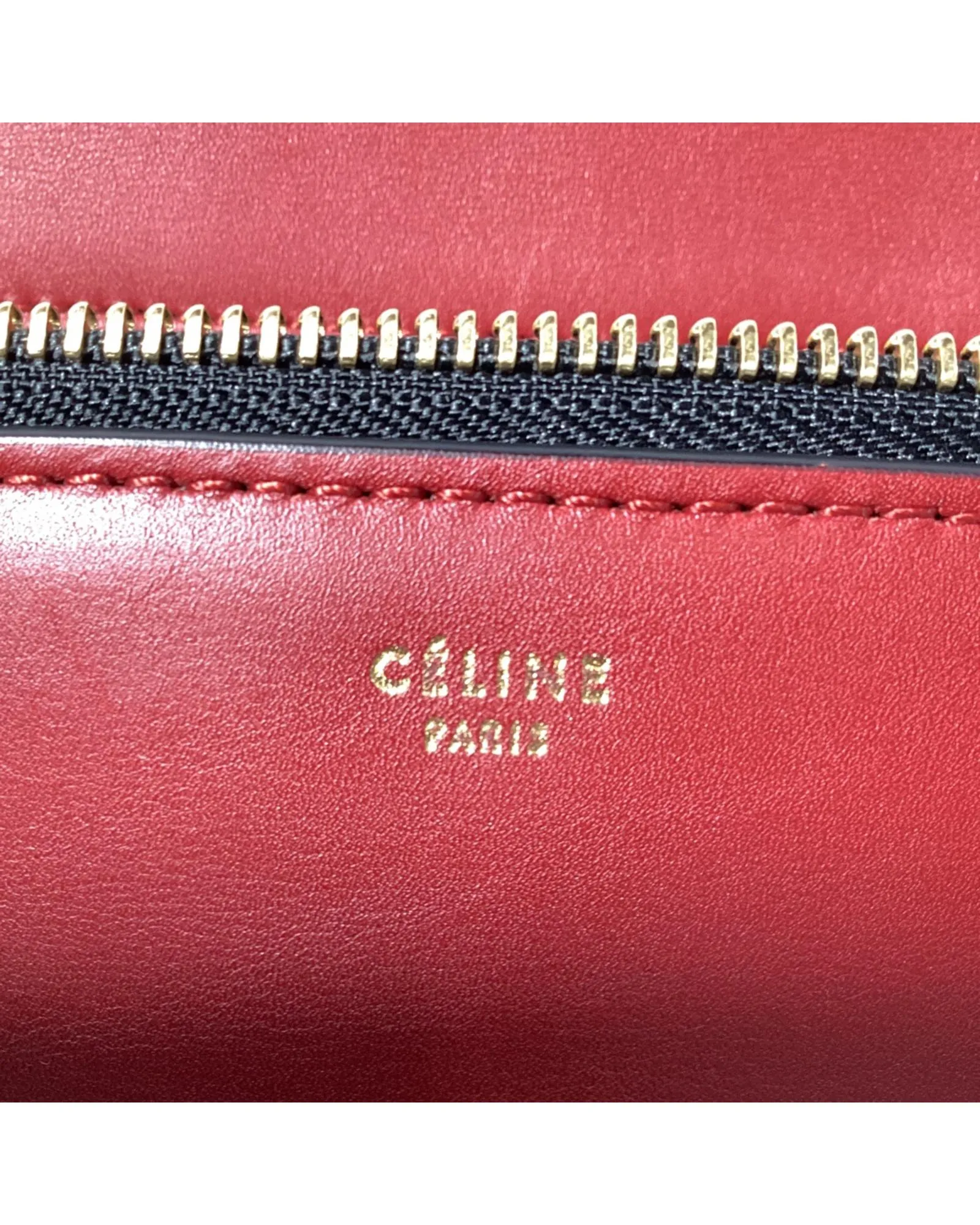 Trapeze Handbag Leather Zip
