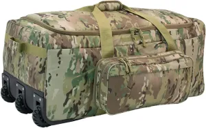Travel Duffle Bag With Wheels Extra Large Rolling Duffel Bags for Tactical Military Deployment Camping