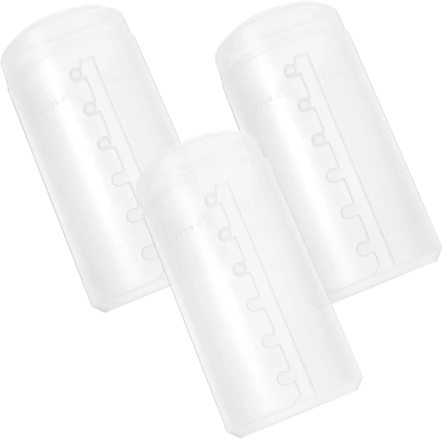 Travel Makeup Brush Holder Lid 3pcs Retractable Brush Cases for Travel