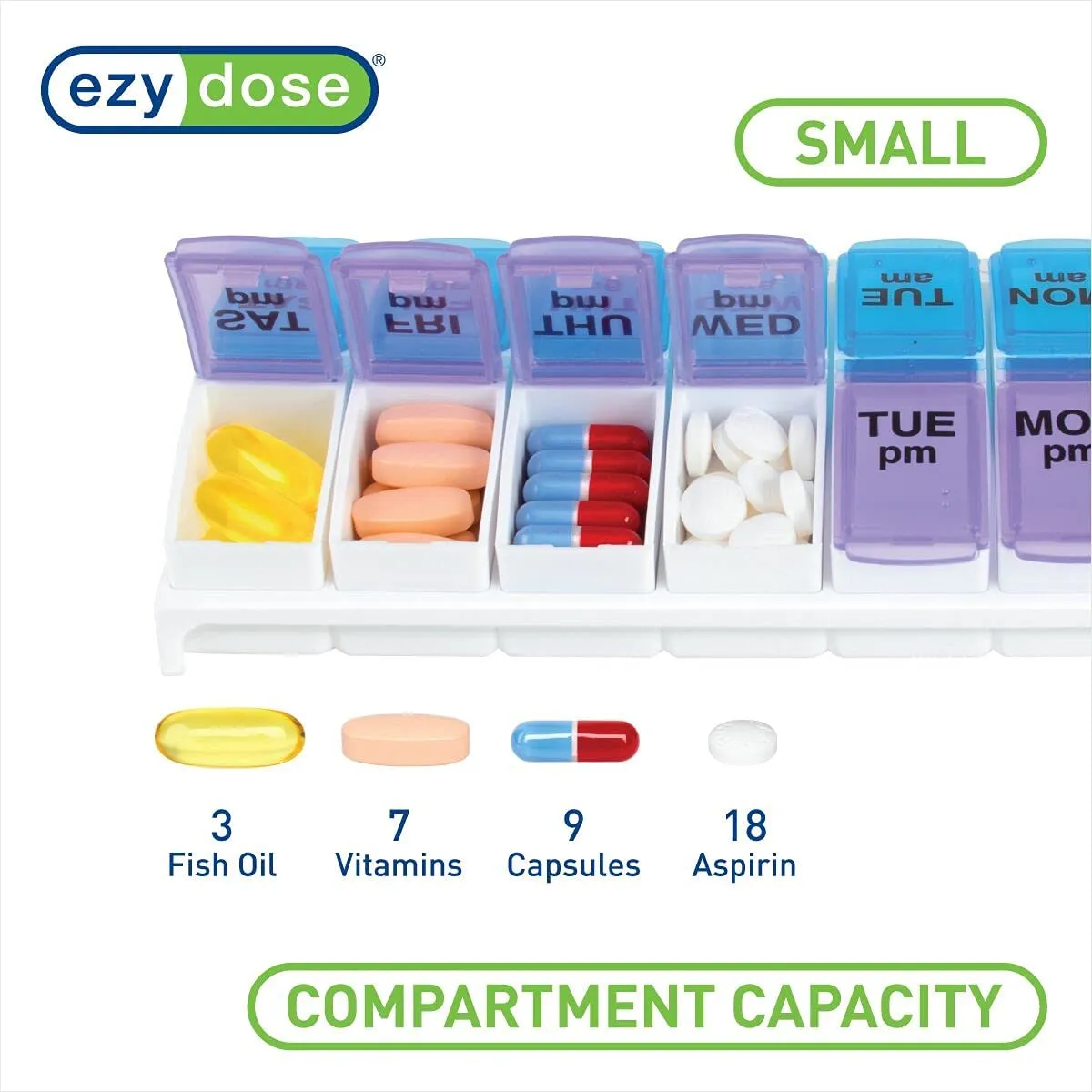 Travel Pill Box Organizer