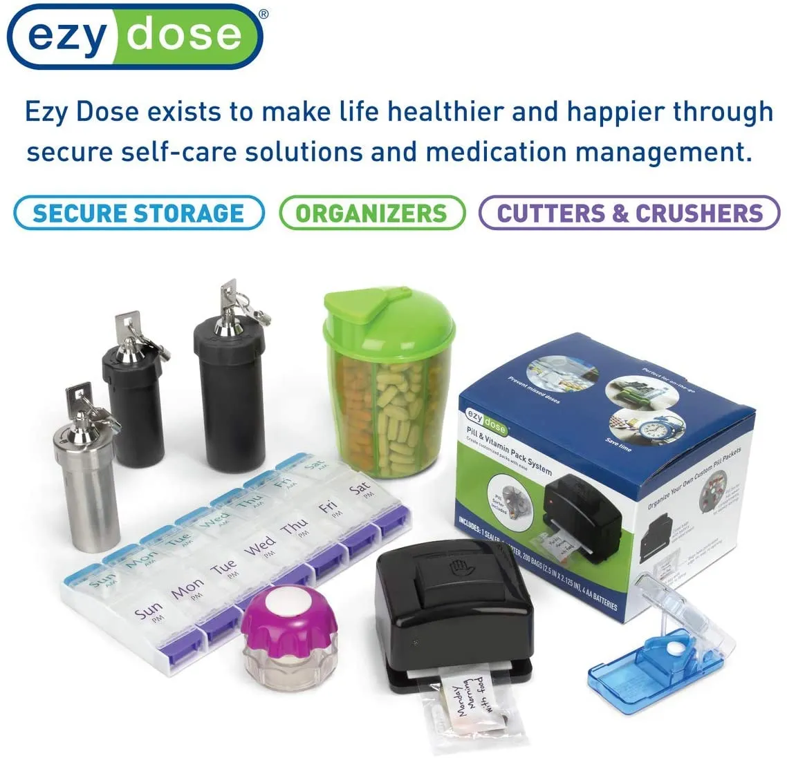 Travel Pill Box Organizer