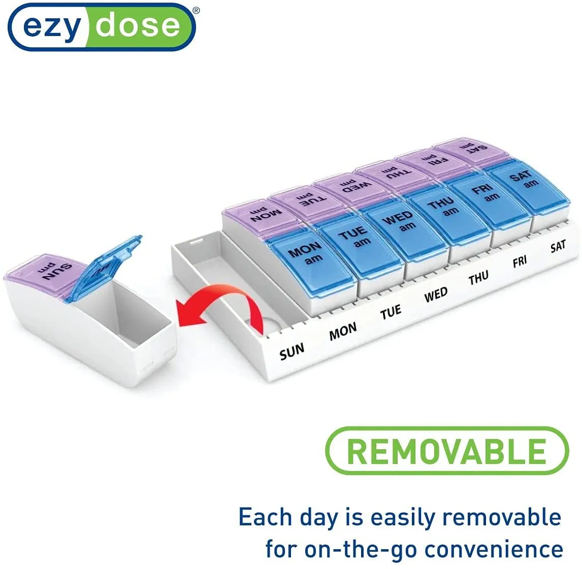 Travel Pill Box Organizer
