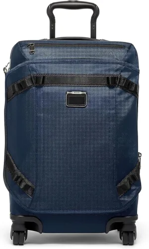 TUMI - Alpha Bravo International Front Lid Expandable 4 Wheeled Carry-On - International Travel Luggage - 21.8" X 14" X 9" - Navy