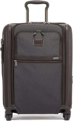 TUMI Alpha Continental Dual Access 4-Wheeled Carry-on Luggage - Rolling, Lightweight Suitcase - Secure Suitcase with Lock