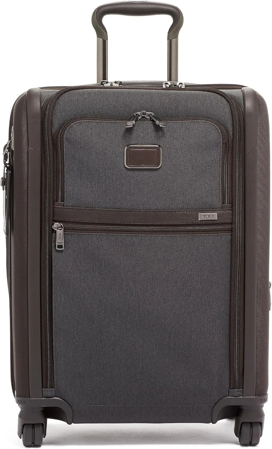 TUMI Alpha Continental Dual Access 4-Wheeled Carry-on Luggage - Rolling, Lightweight Suitcase - Secure Suitcase with Lock