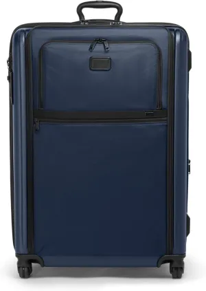 TUMI - Alpha Extended Trip Expandable 4-Wheeled Packing Case - Hybrid Softside and Hardside Checked Bag - Navy