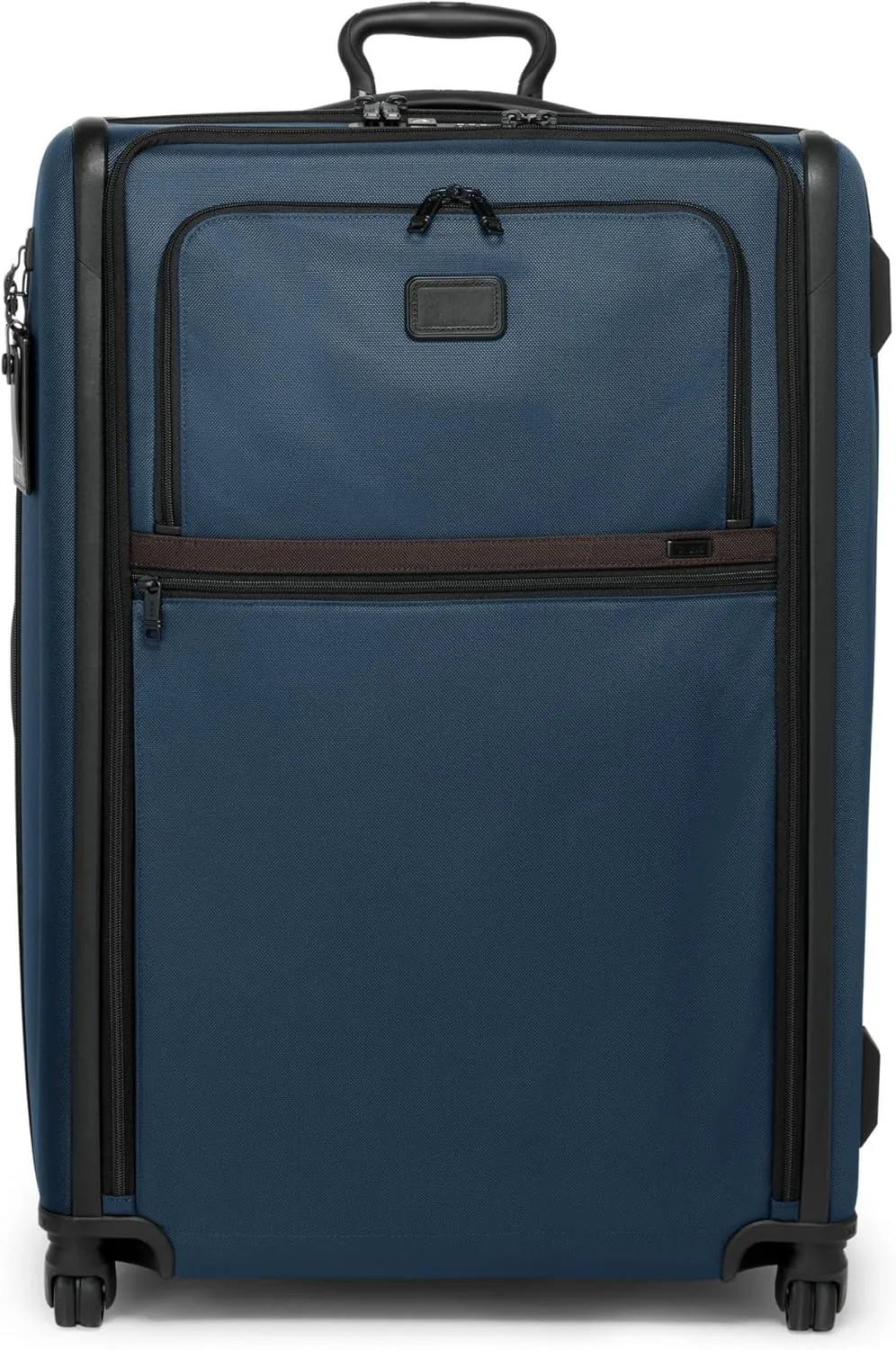 TUMI - Alpha Extended Trip Expandable 4-Wheeled Packing Case - Rolling Suitcase with Removable Garment Sleeve - Secure Luggage - Navy