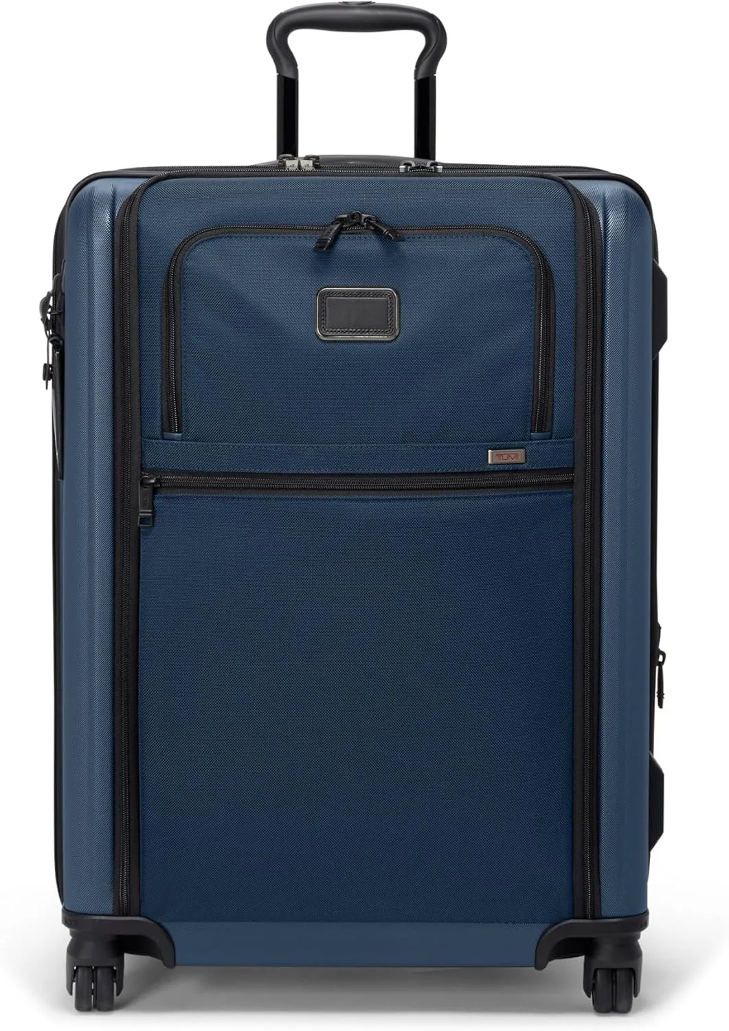 TUMI - Alpha Medium Trip Expandable 4-Wheeled Packing Case - Hybrid Softside and Hardside Checked Bag - Navy