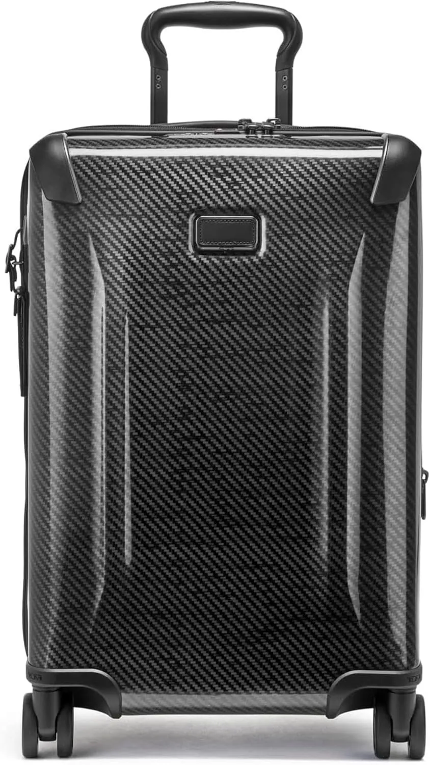 TUMI - Tegra-Lite International Expandable 4 Wheeled Carry-On - Carry On Luggage with Spinner Wheels & TSA Luggage Lock - Black/Graphite
