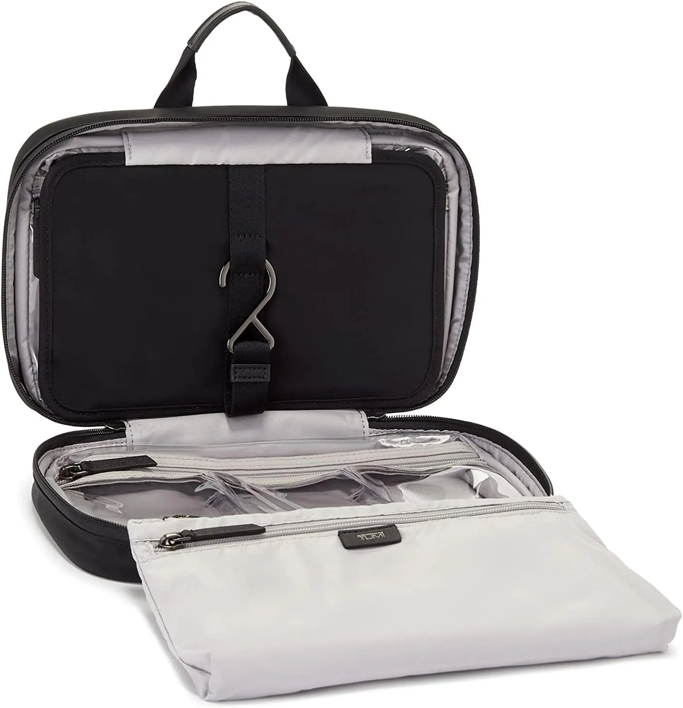 TUMI - Voyageur Madeline Cosmetic Bag - Women's Travel Makeup Toiletry Case, Lightweight with Zip Pockets and Metal Hanger