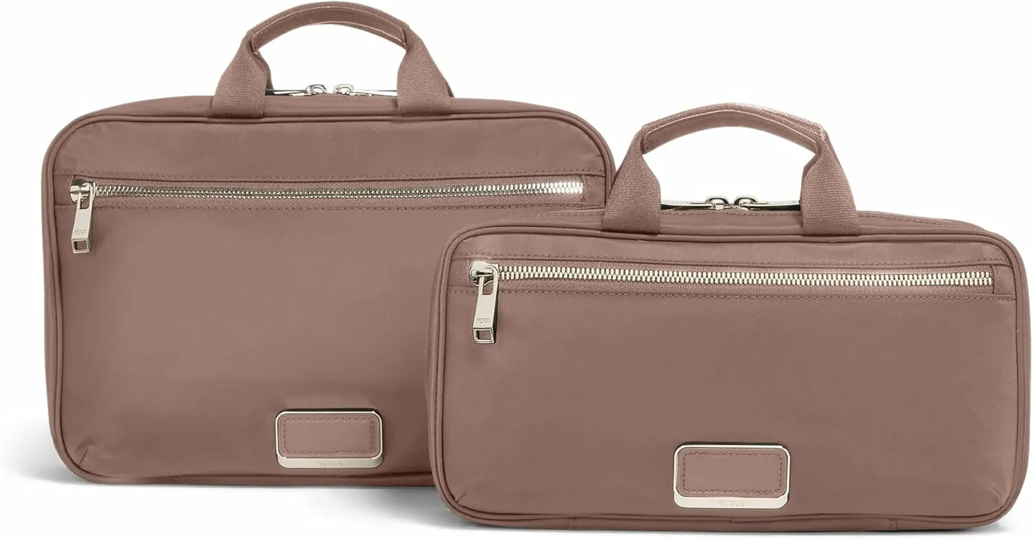 TUMI - Voyageur Madeline Cosmetic Bag - Women's Travel Makeup Toiletry Case, Lightweight with Zip Pockets and Metal Hanger