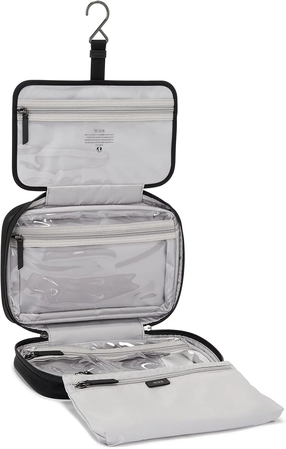 TUMI - Voyageur Madeline Cosmetic Bag - Women's Travel Makeup Toiletry Case, Lightweight with Zip Pockets and Metal Hanger
