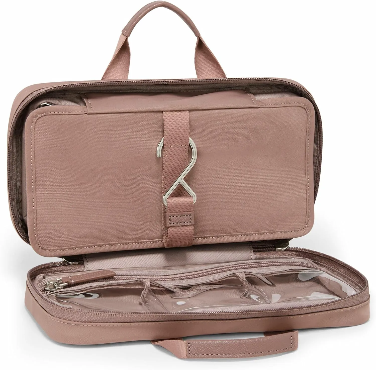 TUMI - Voyageur Madeline Cosmetic Bag - Women's Travel Makeup Toiletry Case, Lightweight with Zip Pockets and Metal Hanger