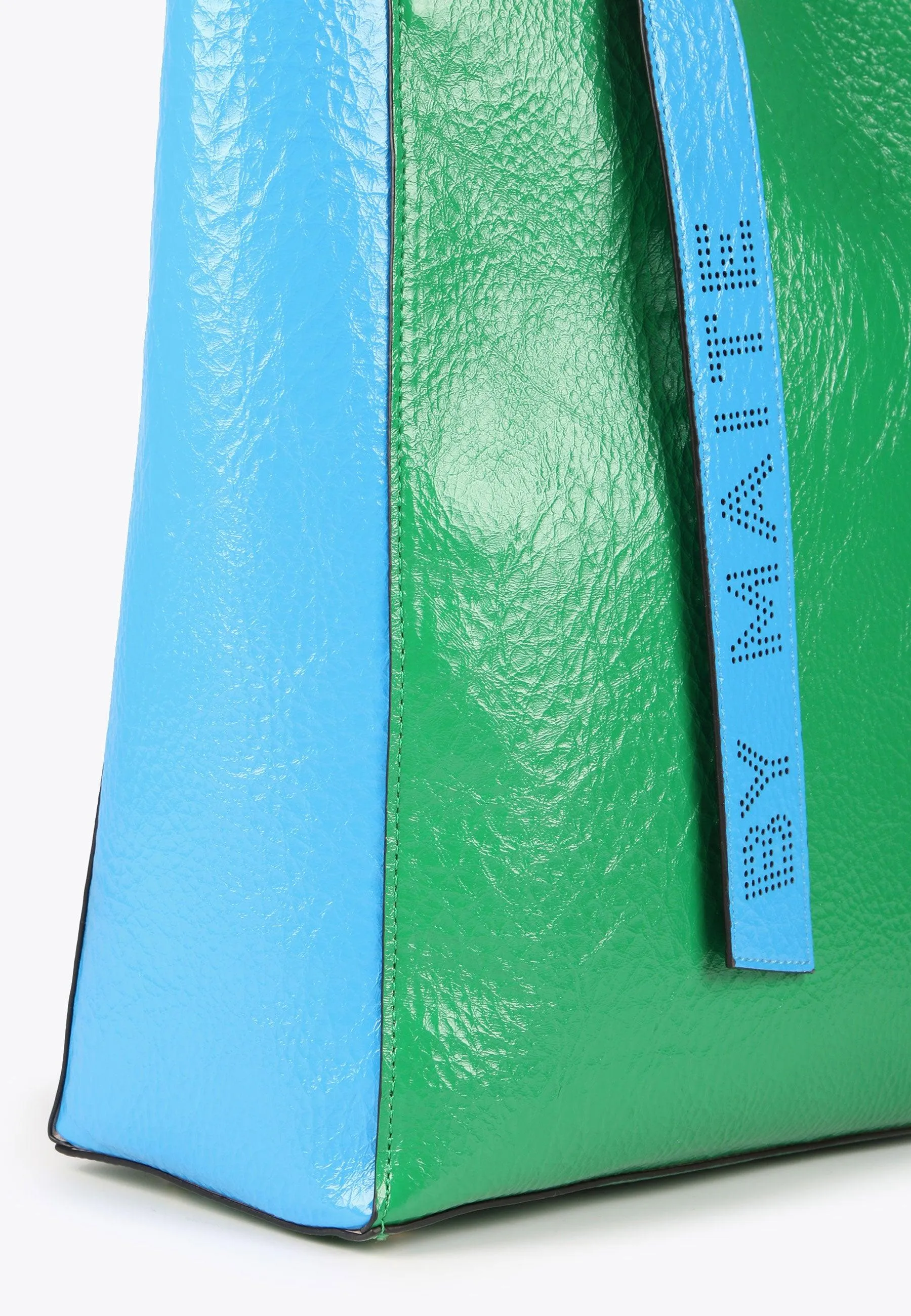 Two-tone tote bag