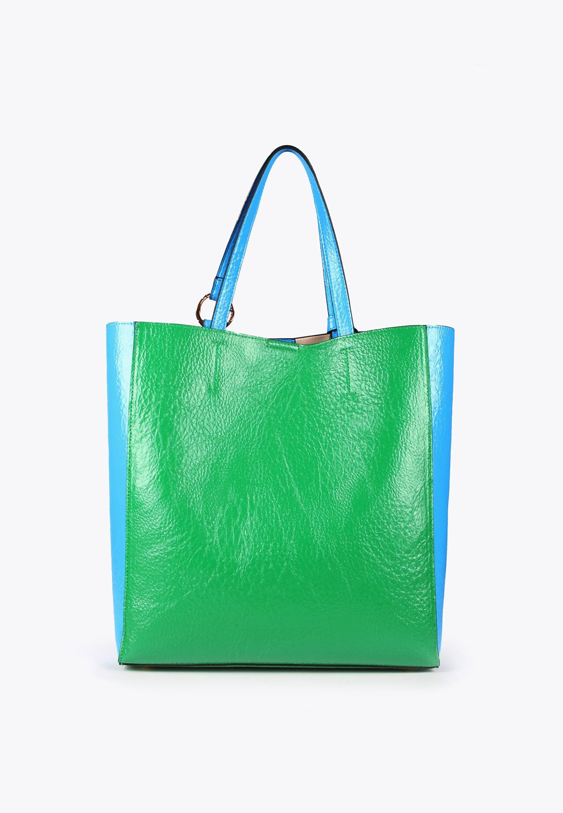 Two-tone tote bag