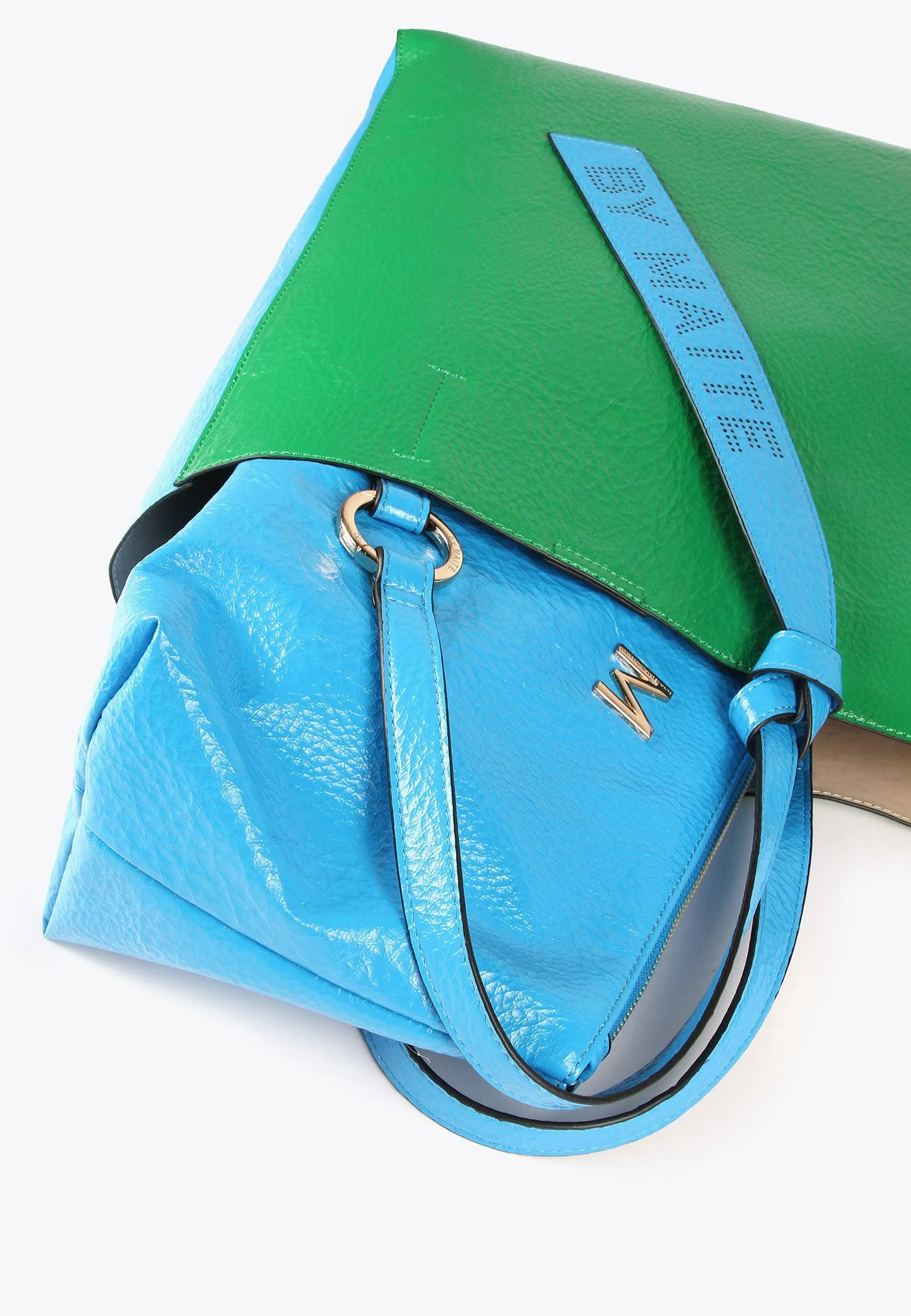 Two-tone tote bag