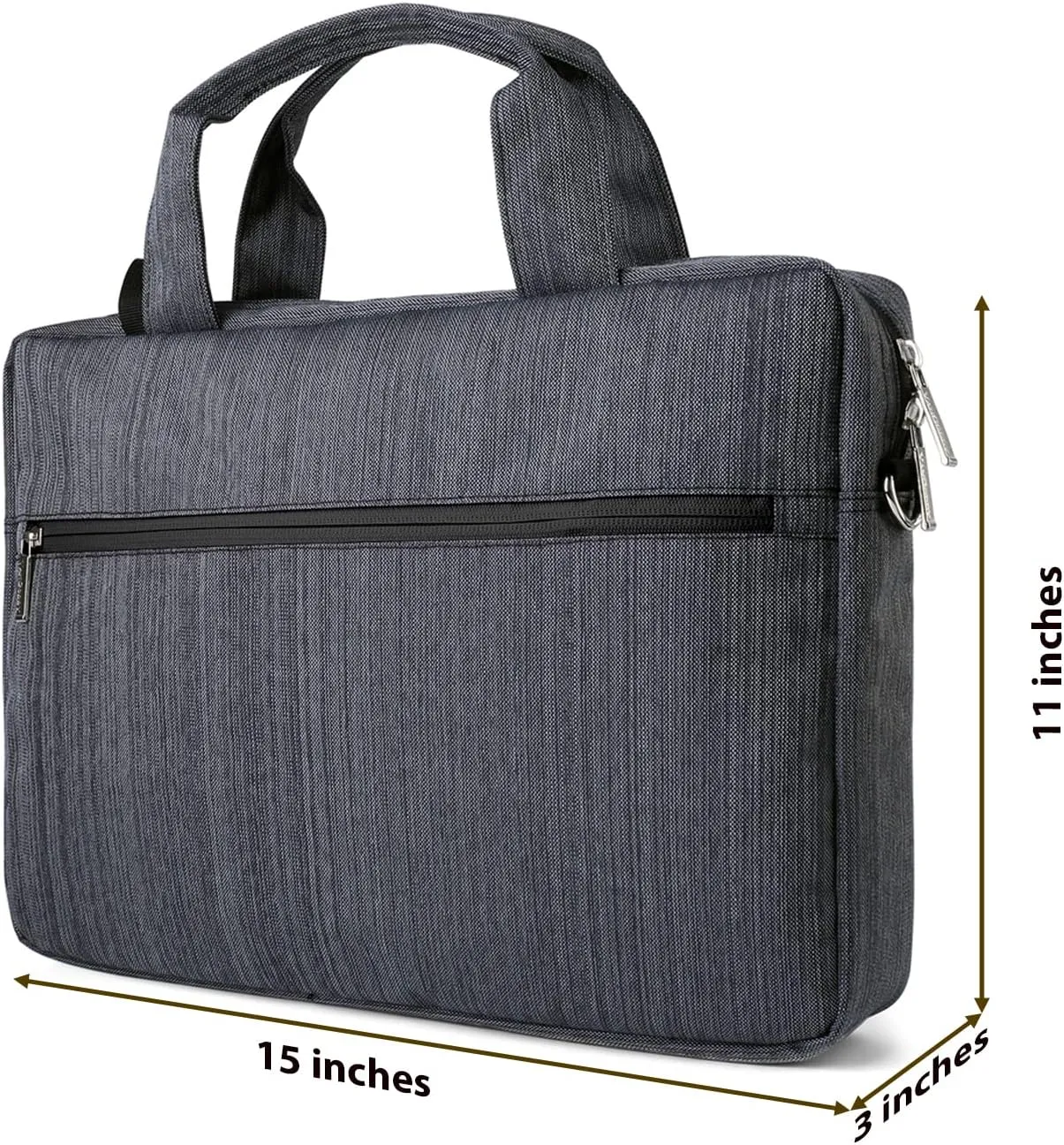 Ultralight Sleek 15" Laptop Charger Mouse File Holder Messenger Shoulder Bag for in HP Apple ASUS Dell Samsung Sony Laptops