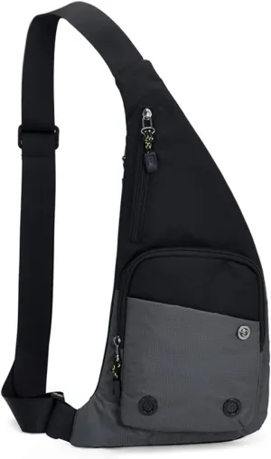Ultralight Sling Bags Outdoor Hiking Daypacks Chest Shoulder Bag Men Crossbody Bags Women Waist Bag Cover Pack Rucksack for Travel Hiking Bicycle Sport Gym Daypacks Small Daypacks Dark Gray