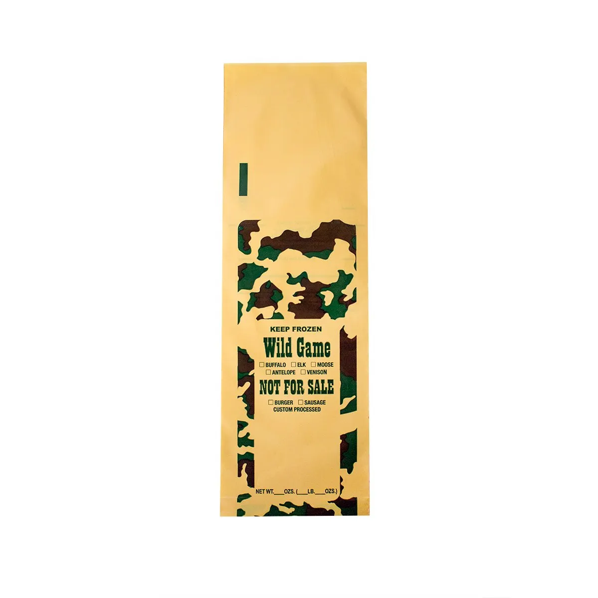 UltraSource Wild Game Freezer Meat Bags "Not for Sale" (2lb - 1000 pack, Camo)