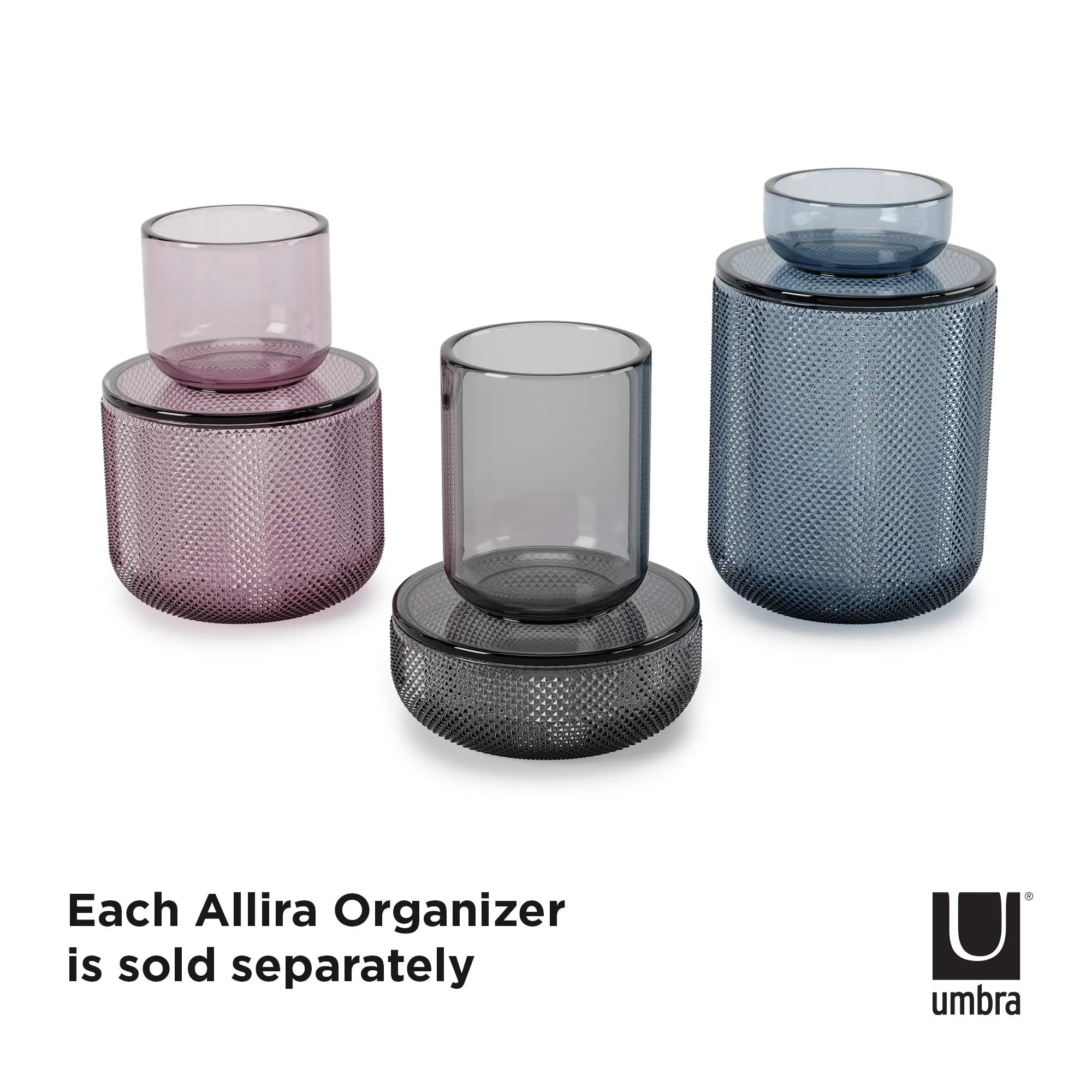 Umbra Allira Organizer, Small, Smoke