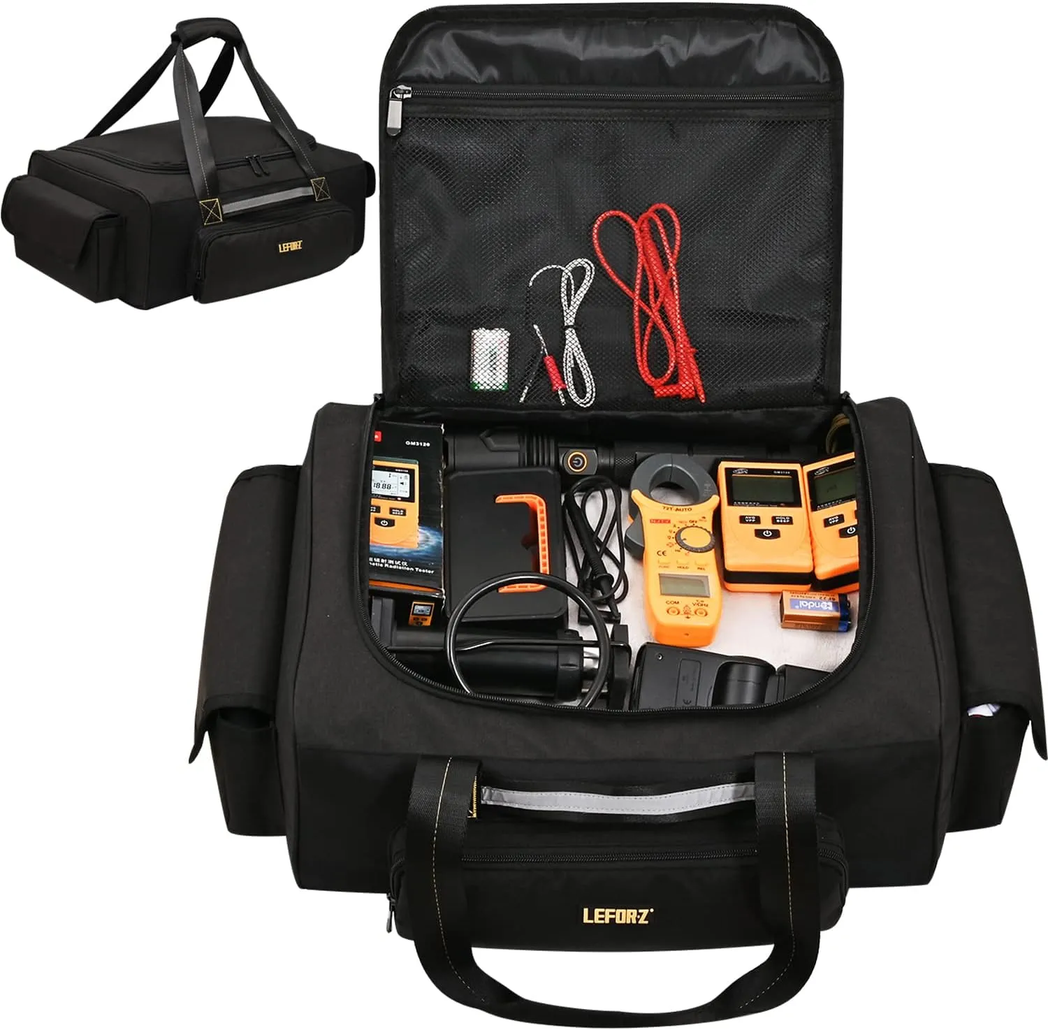 Under Seat Storage Bag Compatible with SuperCrew Cab,Truck Underseat Organizers and Storage with Removable Divider and Anti-slip Bottom 6 Pockets Underseat Tool Box Fits for Crew Cab(Full Size Trucks)