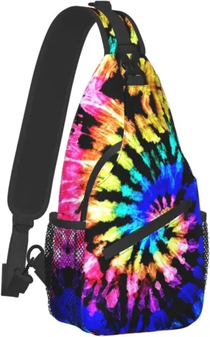 Unisex Sling Backpack Crossbody Shoulder Bags for Men Women Small Daypacks Chest Bag Hiking Travel Sport Climbing Runners