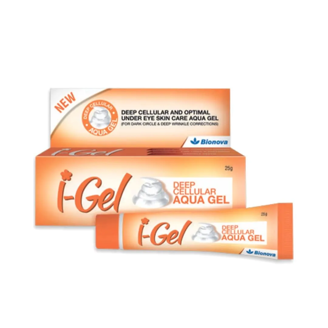 Unisex Under Eye Cream Deep Cellular and Optimal Under Eye Skin Care Aqua Gel For Removing Dark Circles Healthy Eyes Eye Bags 25 gms each pack of 2
