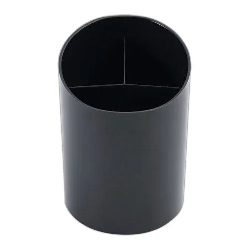 Universal® Recycled Big Pencil Cup, Plastic, 4.38" Diameter x 5.63"h, Black