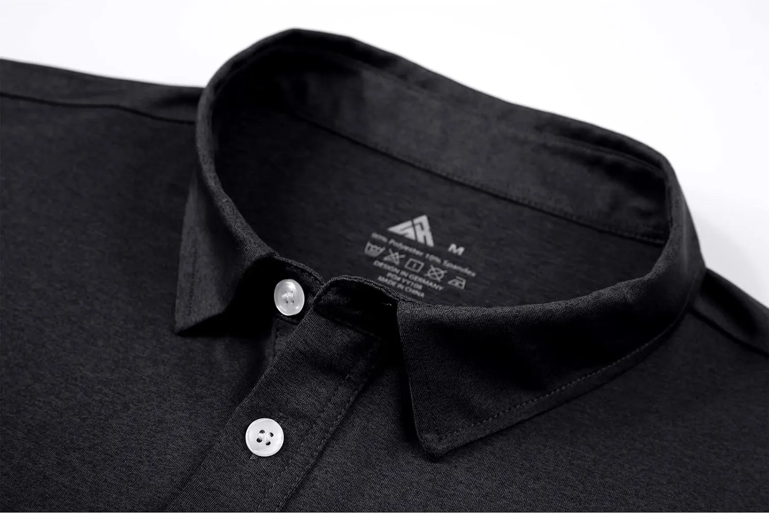 V VALANCH Mens Golf Polo Shirt Short Sleeve Performance Moisture-Wicking Cationic Shirt Casual Sports Tennis Shirt
