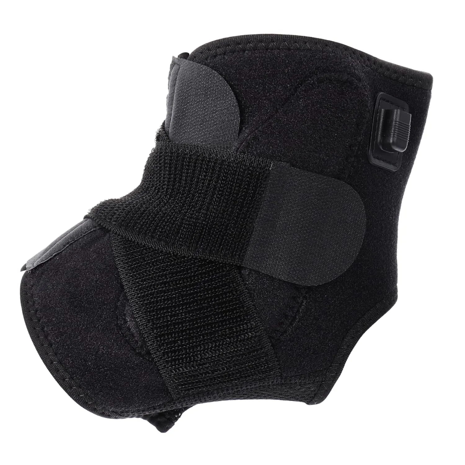 VALICLUD Heated Ankle Support Brace with Compression for Relief and Soft Breathable Ankle Wrap with Heat Settings for Sprains Strains and Relief