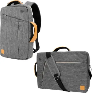 Vangoddy Slate 3-in-1 Universal 10 12-inch Covertible Laptop Messenger Shoulder Bag (Grey)