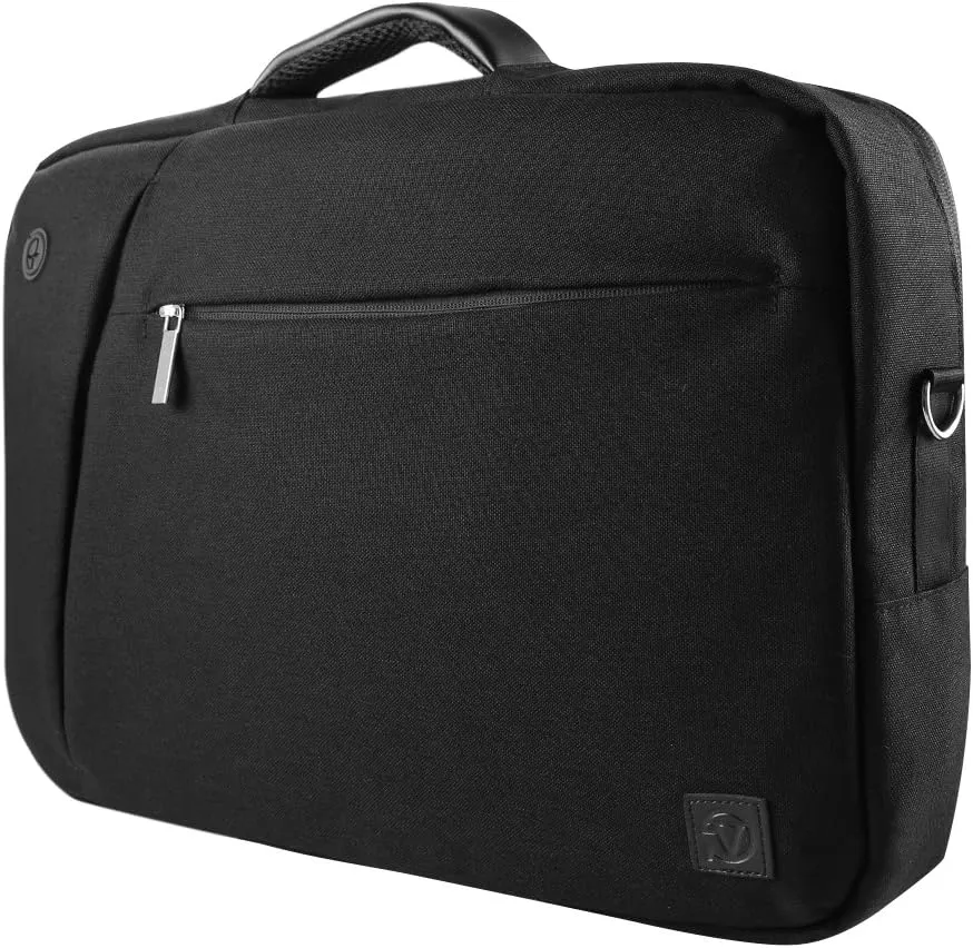 Vangoddy Slate 3-in-1 Universal 17.3 17-inch Covertible Laptop Messenger Shoulder Bag (Black)
