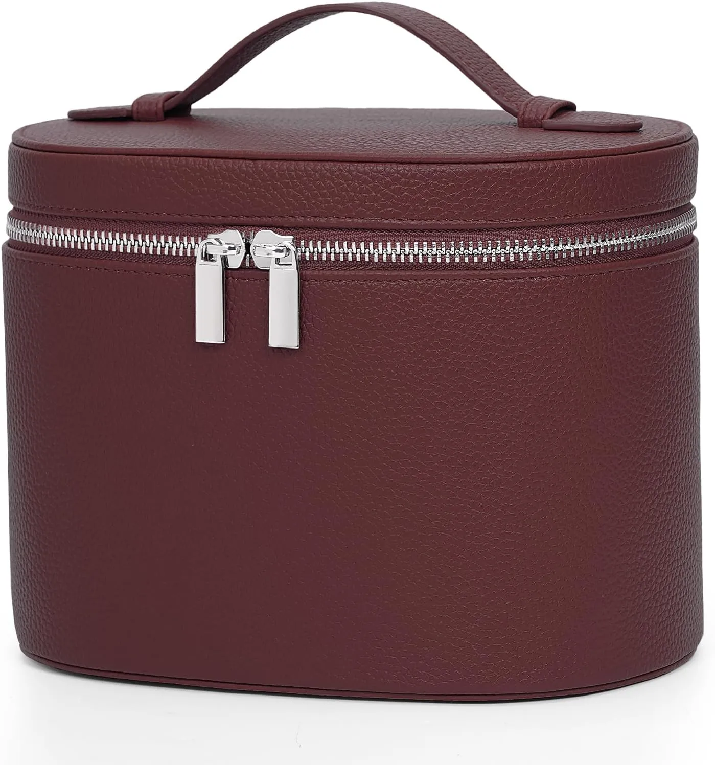 Vanity Case with Dividers Makeup Bag Travel Toiletry Bag for Women Portable Cosmetic Bag Vanity Makeup Case
