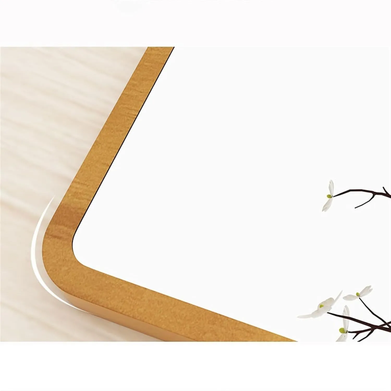 Vanity Mirror Home Mirror Bedroom Wooden Makeup Mirror Office Desktop Small Dressing Mirror Portable Foldable Makeup Mirror