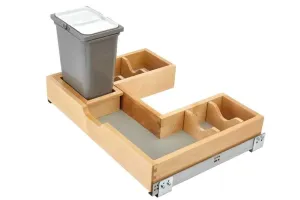 Vanity Sink Base U Shaped Pullout Organizer 30''