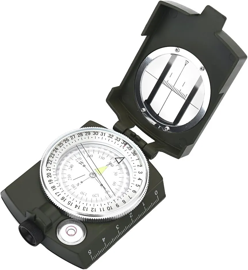 VGEBY Outdoor, Sighting Luminous Lensatic (Army Green)
