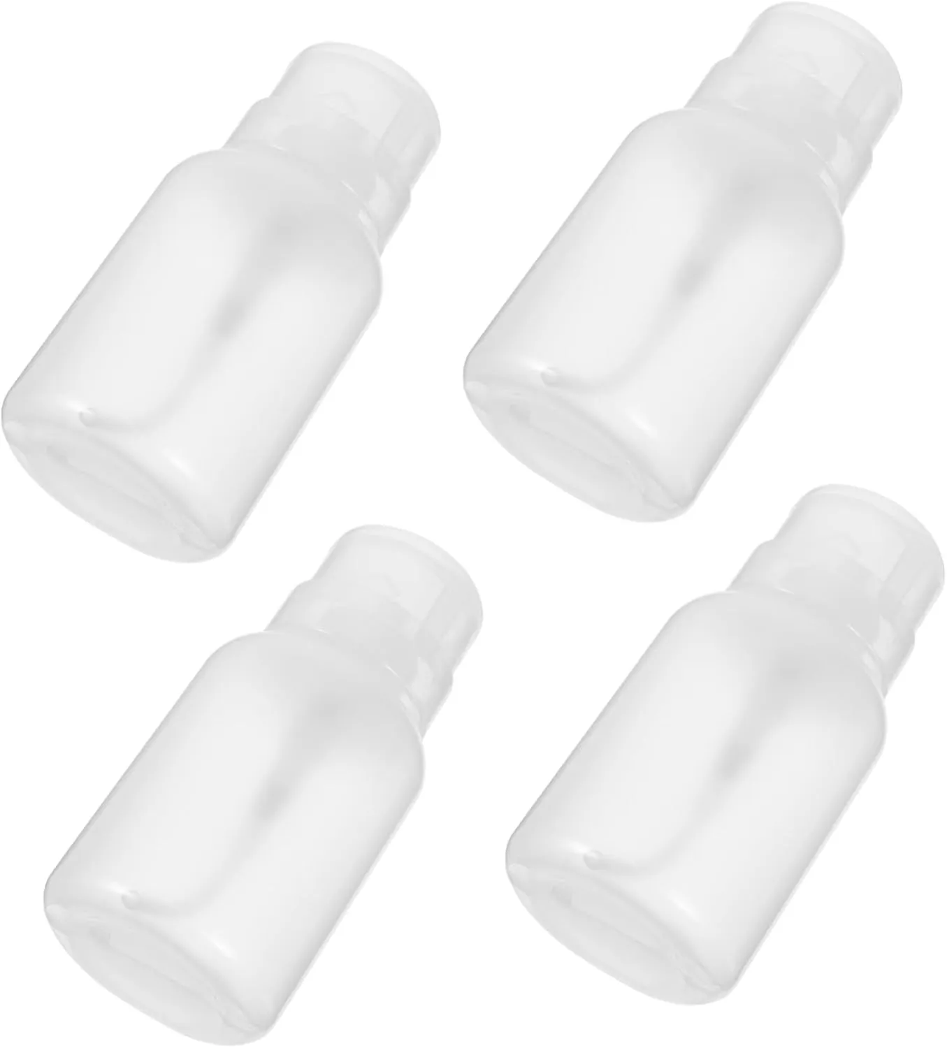 VICASKY 12pcs Refillable Pump Bottles Makeup Remover Dispensers for Travel Restaurants Home Use Lightweight Design Easy-Press Function Transparent