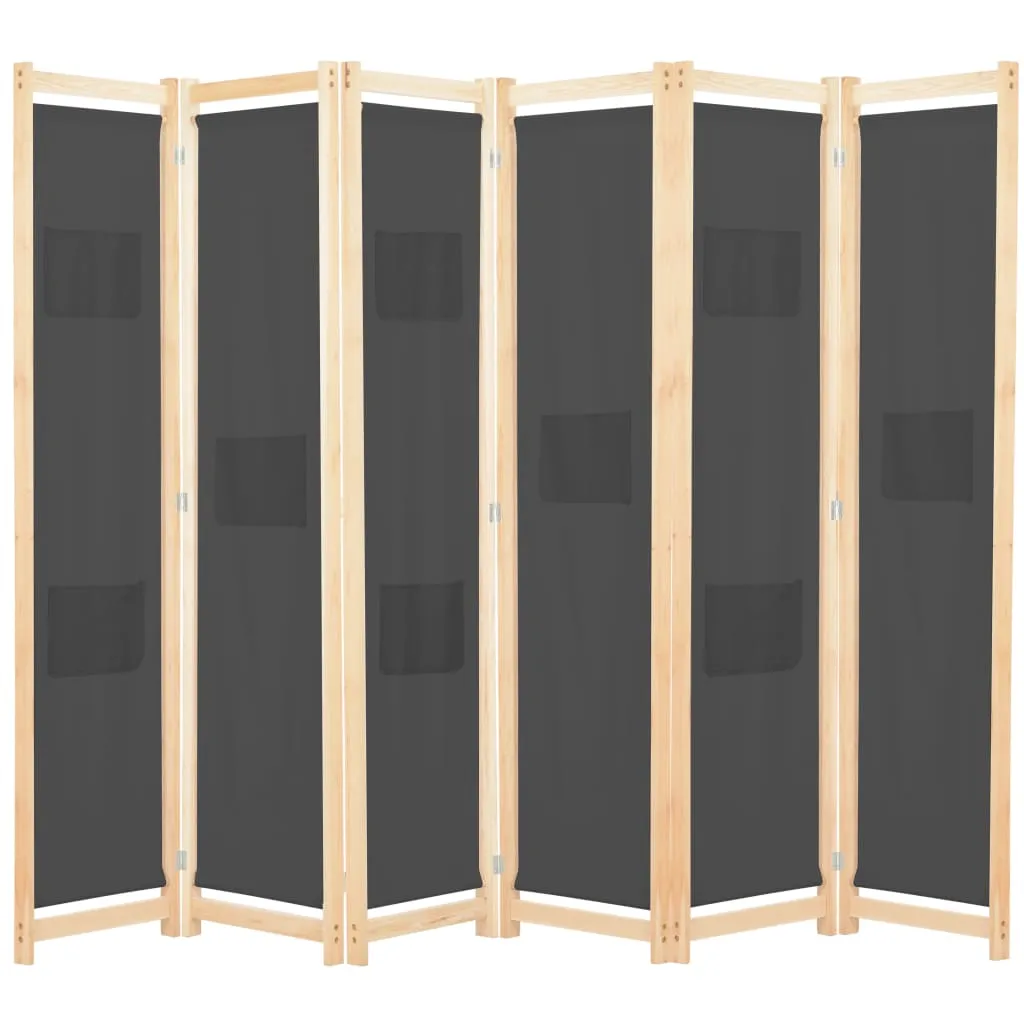 vidaXL 3/4/5/6-Panel Room Divider Wooden Frame Privacy Screen Multi Colors
