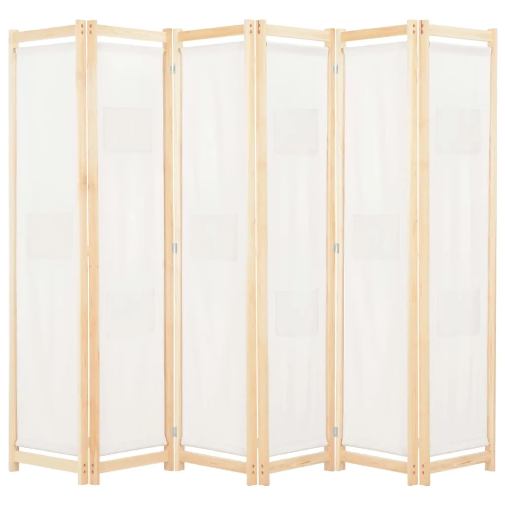 vidaXL 3/4/5/6-Panel Room Divider Wooden Frame Privacy Screen Multi Colors