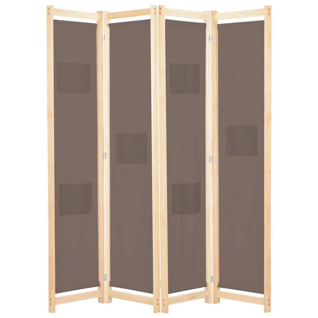 vidaXL 3/4/5/6-Panel Room Divider Wooden Frame Privacy Screen Multi Colors