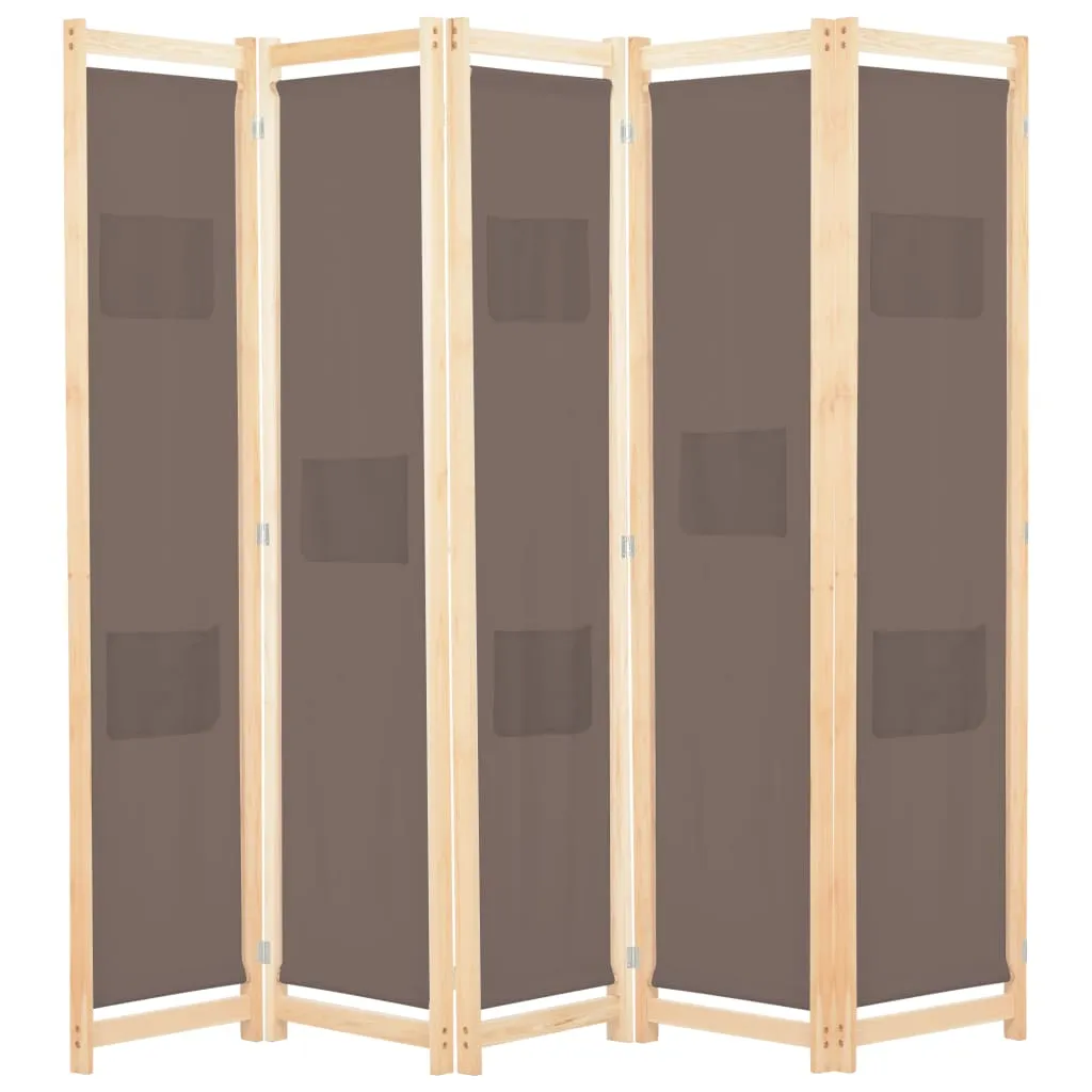 vidaXL 3/4/5/6-Panel Room Divider Wooden Frame Privacy Screen Multi Colors