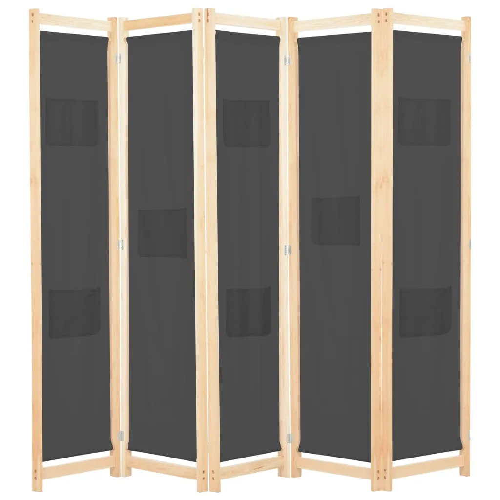 vidaXL 3/4/5/6-Panel Room Divider Wooden Frame Privacy Screen Multi Colors